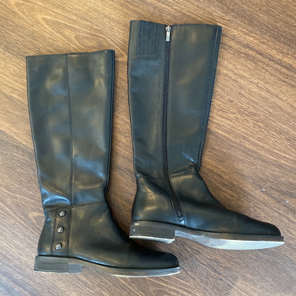 Franco Sarto heeled riding boots (worn once)